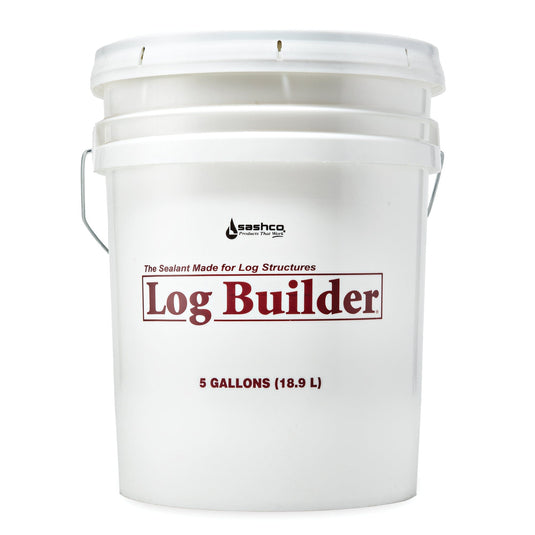 Log Builder Caulking - 5 Gallons - FREE SHIPPING Sashco
