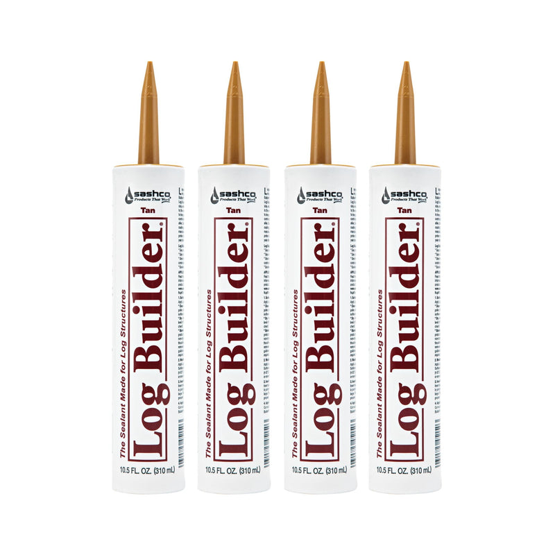 Load image into Gallery viewer, Log Builder Caulking 10.5oz Tubes - 4 Pack Sashco