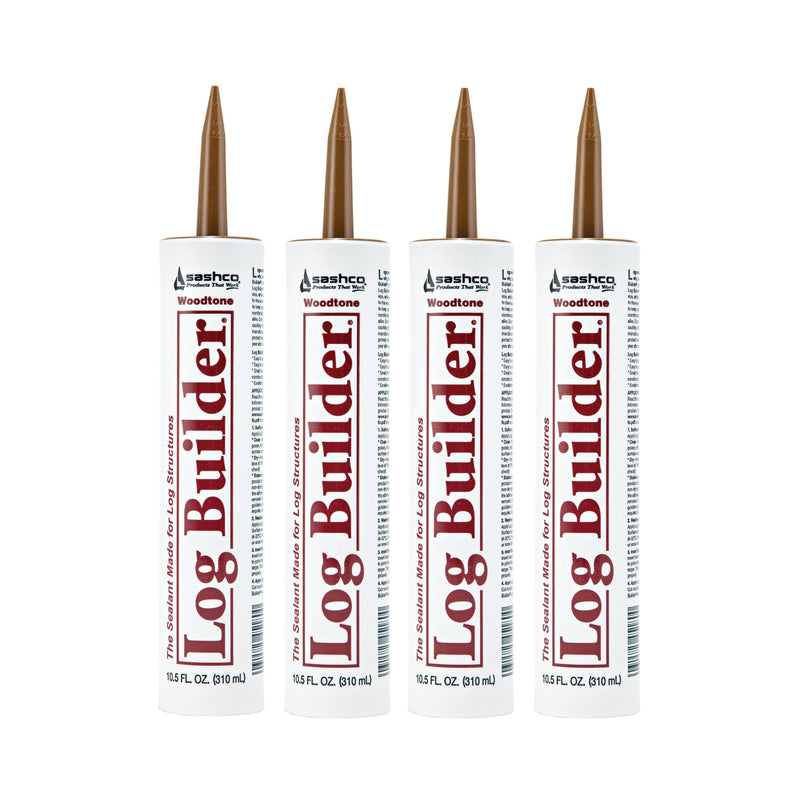 Load image into Gallery viewer, Log Builder Caulking 10.5oz Tubes - 4 Pack Sashco