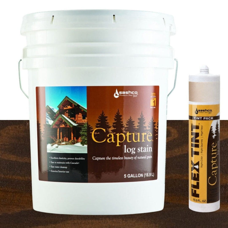 Load image into Gallery viewer, Capture Log Stain - 5 Gallons - FREE SHIPPING Sashco