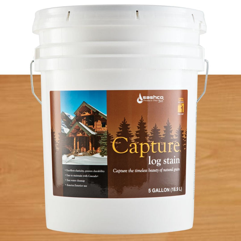 Load image into Gallery viewer, Capture Log Stain - 5 Gallons - FREE SHIPPING Sashco