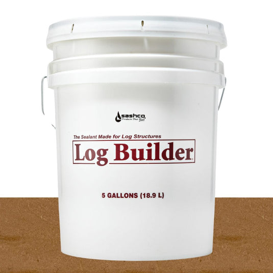 Log Builder Caulking - 5 Gallons - FREE SHIPPING Sashco