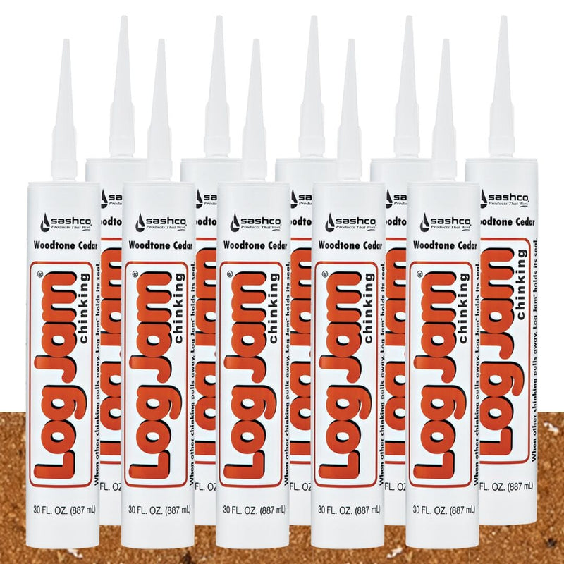 Load image into Gallery viewer, Log Jam Chinking - (10) 30oz Tubes - FREE SHIPPING Sashco