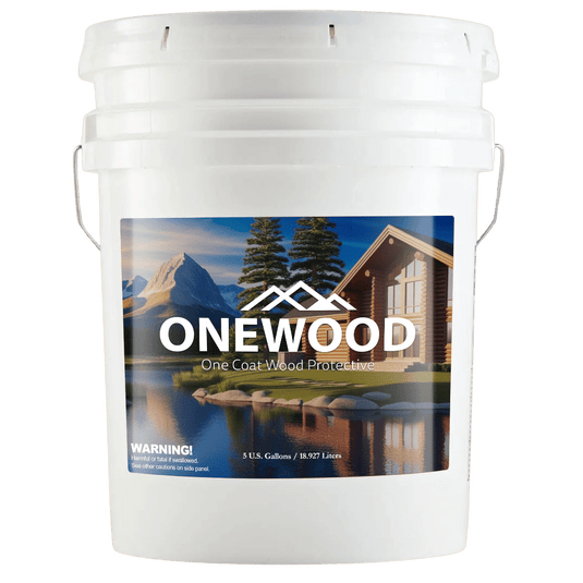 ONEWOOD One Coat Wood Protective 5 Gal - Free Shipping Western Log Home Supply