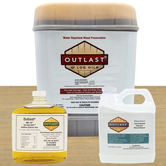 Outlast Q8 Log Oil - 5 Gallons - FREE SHIPPING Outlast CTA Products