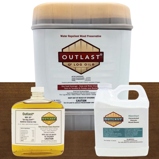 Outlast Q8 Log Oil - 5 Gallons - FREE SHIPPING Outlast CTA Products