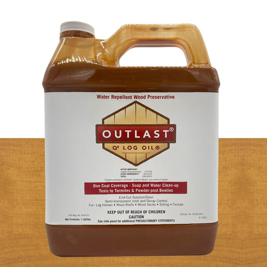 Outlast Q8 Log Oil 1 Gallon - FREE SHIPPING Outlast CTA Products