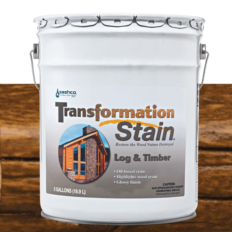 Load image into Gallery viewer, Transformation Log and Timber Stain - 5 Gal - FREE SHIPPING Sashco