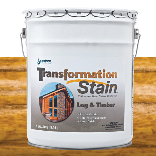 Transformation Log and Timber Stain - 5 Gal - FREE SHIPPING Sashco