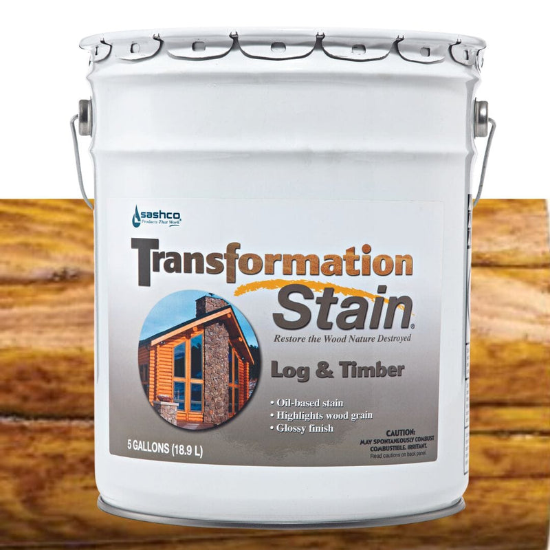 Load image into Gallery viewer, Transformation Log and Timber Stain - 5 Gal - FREE SHIPPING Sashco