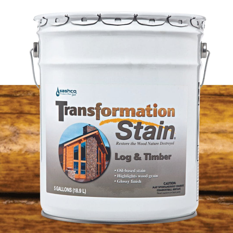 Load image into Gallery viewer, Transformation Log and Timber Stain - 5 Gal - FREE SHIPPING Sashco