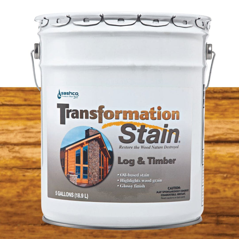 Load image into Gallery viewer, Transformation Log and Timber Stain - 5 Gal - FREE SHIPPING Sashco