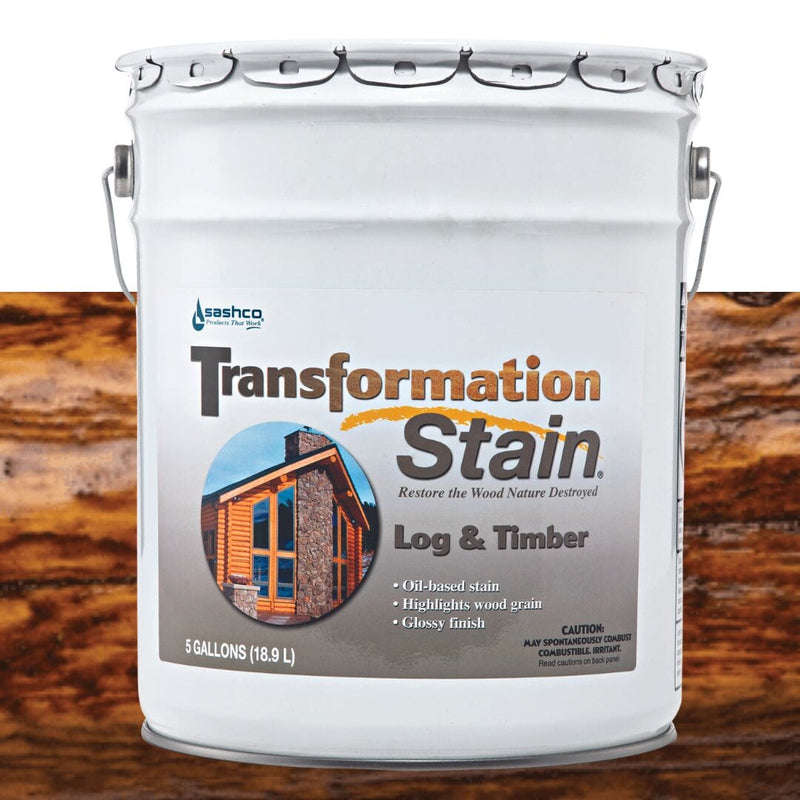 Load image into Gallery viewer, Transformation Log and Timber Stain - 5 Gal - FREE SHIPPING Sashco