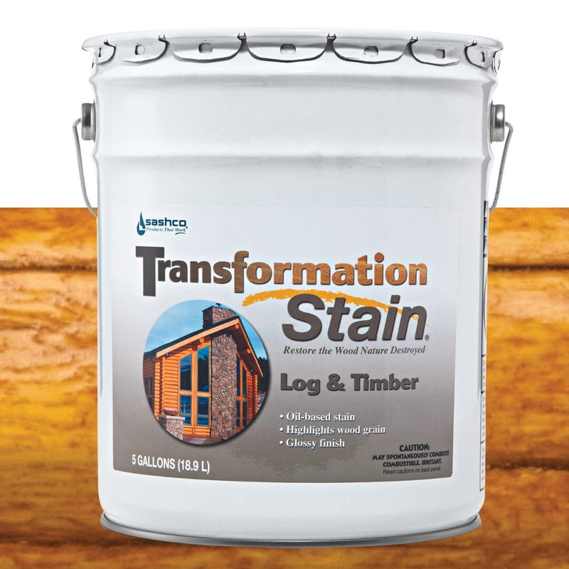 Load image into Gallery viewer, Transformation Log and Timber Stain - 5 Gal - FREE SHIPPING Sashco