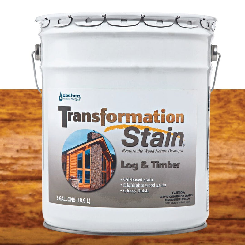 Load image into Gallery viewer, Transformation Log and Timber Stain - 5 Gal - FREE SHIPPING Sashco