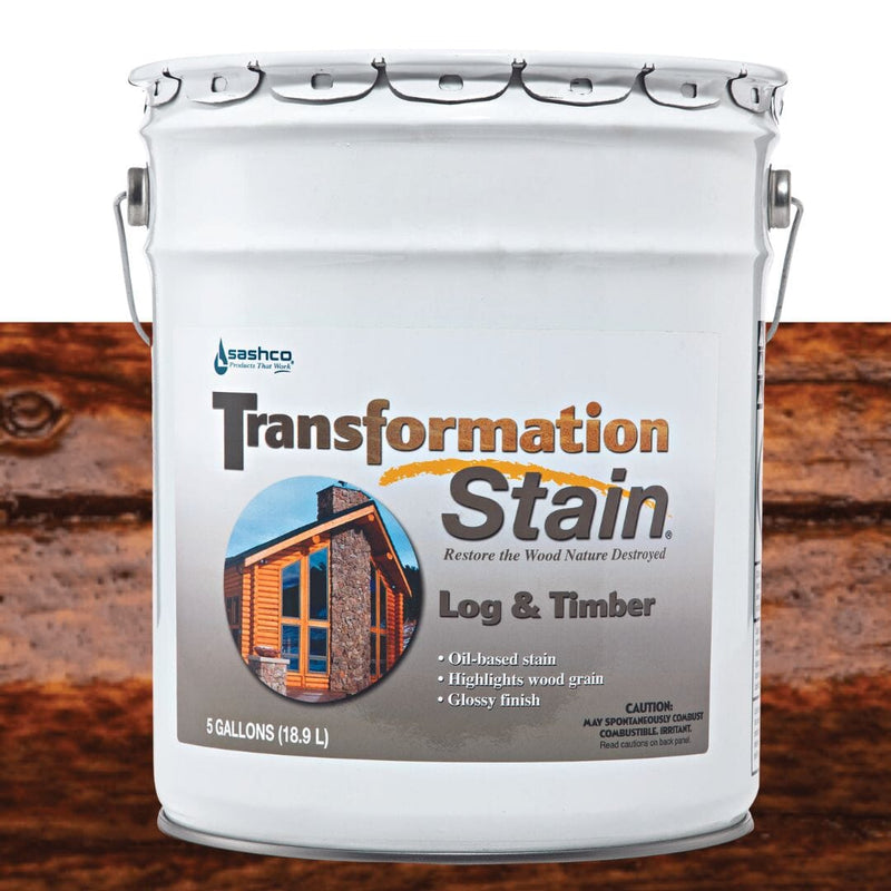 Load image into Gallery viewer, Transformation Log and Timber Stain - 5 Gal - FREE SHIPPING Sashco