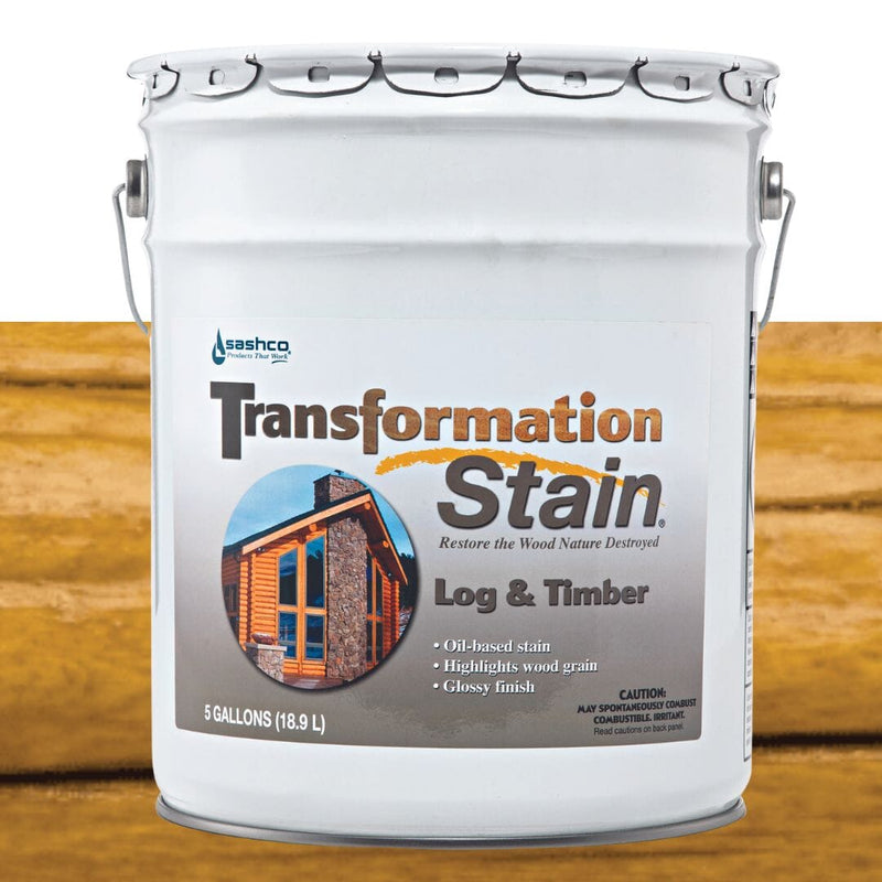 Load image into Gallery viewer, Transformation Log and Timber Stain - 5 Gal - FREE SHIPPING Sashco