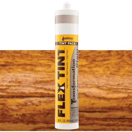 Transformation Log and Timber Flex Tint Stains Sashco