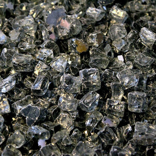 1/2 Inch Grey RF Fire Pit Glass Western Log Home Supply