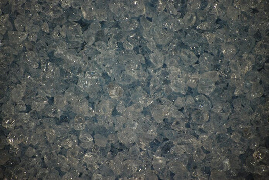 3/4 Inch CO Blue 1 Fire Pit Glass Western Log Home Supply