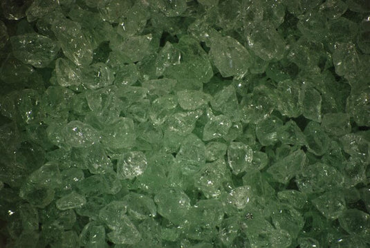 3/4 Inch CR Green 1 Fire Pit Glass Western Log Home Supply