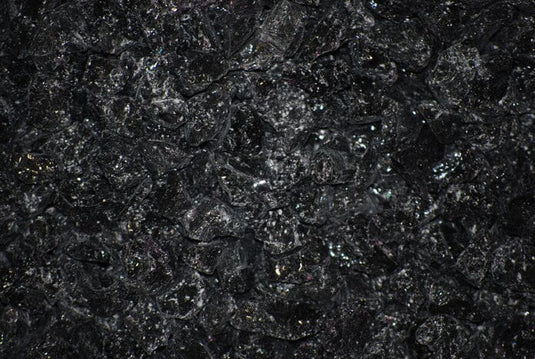 3/4 Inch Dark Blue Violet Fire Pit Glass Western Log Home Supply