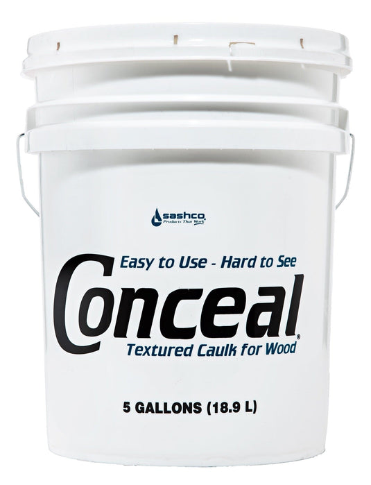 Conceal Textured Caulk - 5 Gal. - FREE SHIPPING Sashco