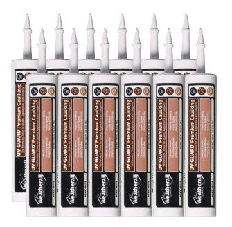 Load image into Gallery viewer, UV Guard Premium Caulk - (12) 10.3oz Tubes - FREE SHIPPING Weatherall