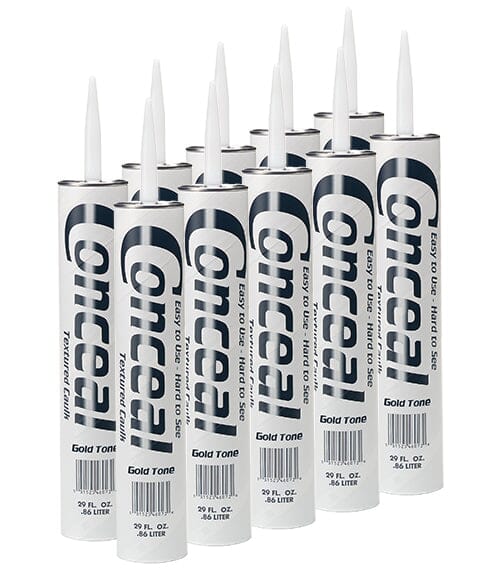 Conceal Textured Caulk - (10) 30oz Tubes - FREE SHIPPING Sashco