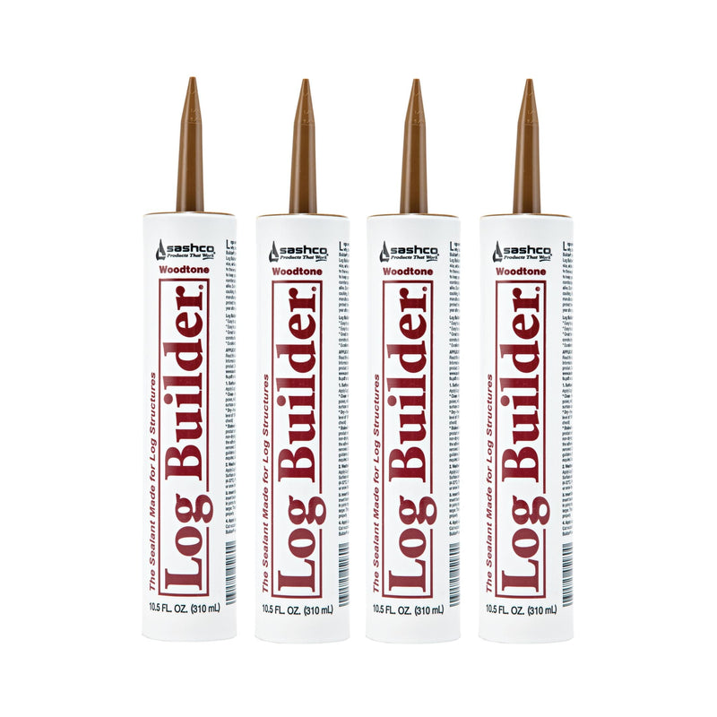 Load image into Gallery viewer, Log Builder Caulking 10.5oz Tubes - 4 Pack Sashco
