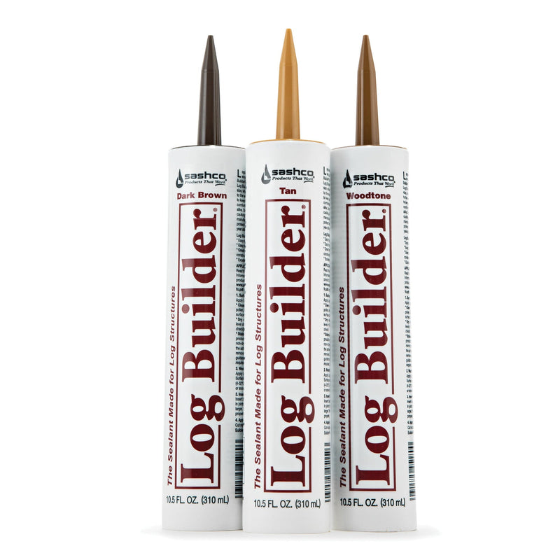 Log Builder Caulk (12) 10.5oz Tubes Log Builder Caulking Tubes