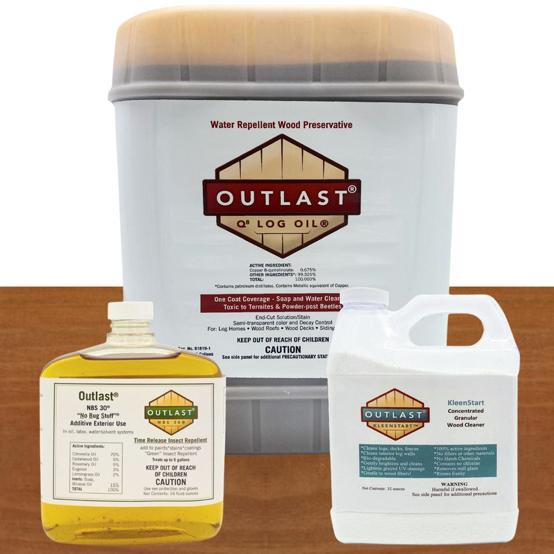 Load image into Gallery viewer, Outlast Q8 Log Oil - 5 Gallons - FREE SHIPPING Outlast CTA Products
