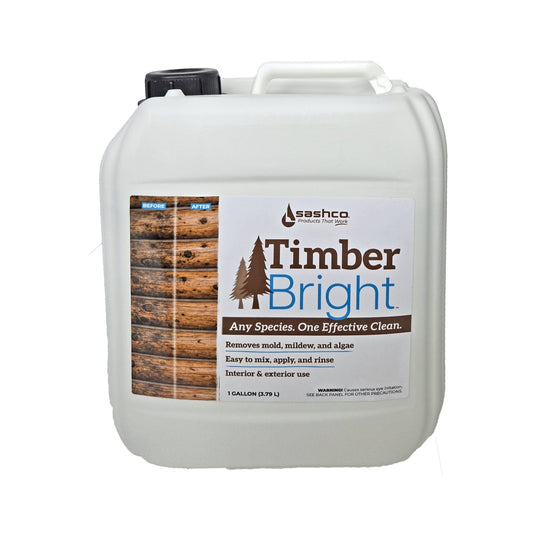 Sashco TimberBright Log & Wood Cleaner 1 gallon