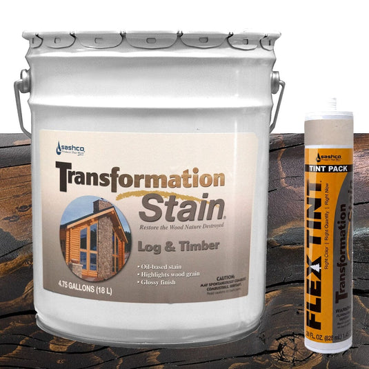 Transformation Log and Timber Stain - 5 Gal - FREE SHIPPING Sashco