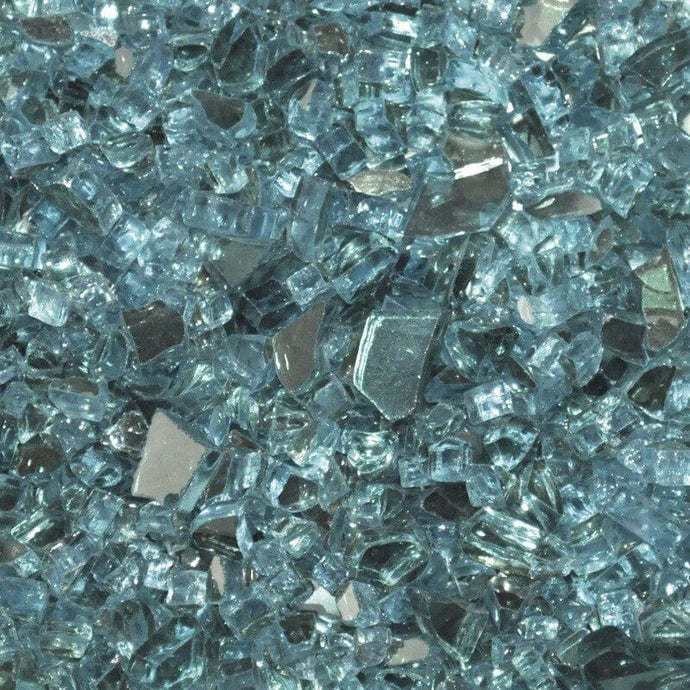 1/4 Inch Azuria Reflective 1 Lb. Fire Pit Glass Western Log Home Supply