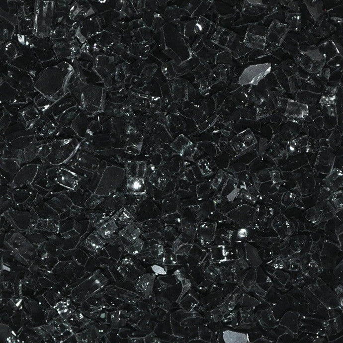 1/4 Inch Black 1 Lb. Fire Pit Glass Western Log Home Supply