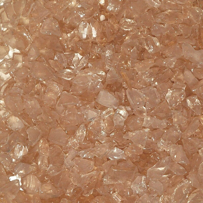 1/4 Inch Champagne 1 Lb. Fire Pit Glass Western Log Home Supply