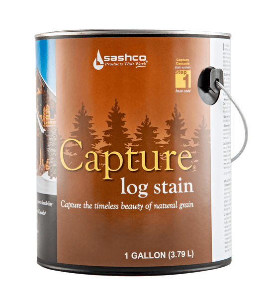 Capture Log Home Stain - 2 Gallons Sashco