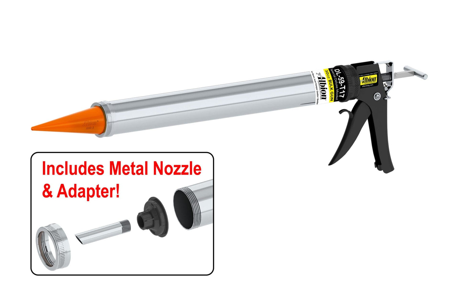 1 Qt. Bulk Loading Gun - Chinking Tools & Guns – Western Log Home Supply
