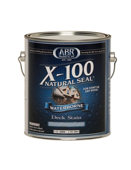 X-100 Natural Seal Waterborne Deck Stain - 1 Gallon ABR Products