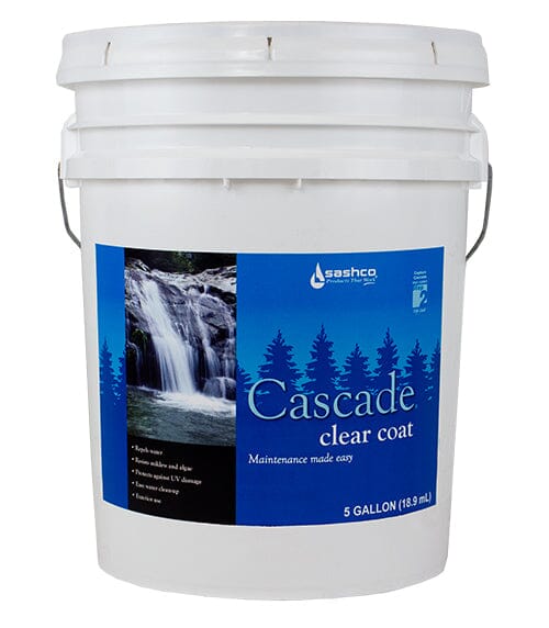 Cascade Clear Top Coat - 5 Gal - FREE SHIPPING Sashco