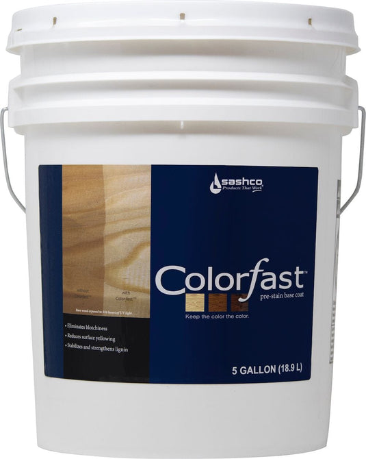 Colorfast Pre-Stain Base Coat 5 Gal - FREE SHIPPING Sashco
