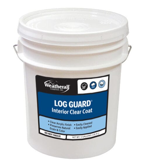 Log Guard Interior Clear Coat - 5 Gallons Weatherall