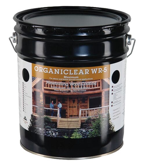 Organiclear WR-5 Oil Based Log Home Stain - 5 Gallons - FREE SHIPPING Knight Chemicals