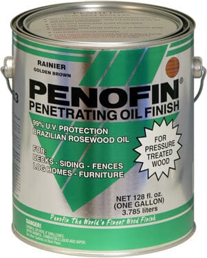 Penofin For Pressure Treated Wood Stain - 1 Gallon Western Log Home Supply