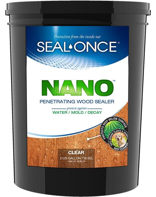Seal-Once - Eco Friendly - Wood Stain - 5 Gallons - FREE SHIPPING Seal Once