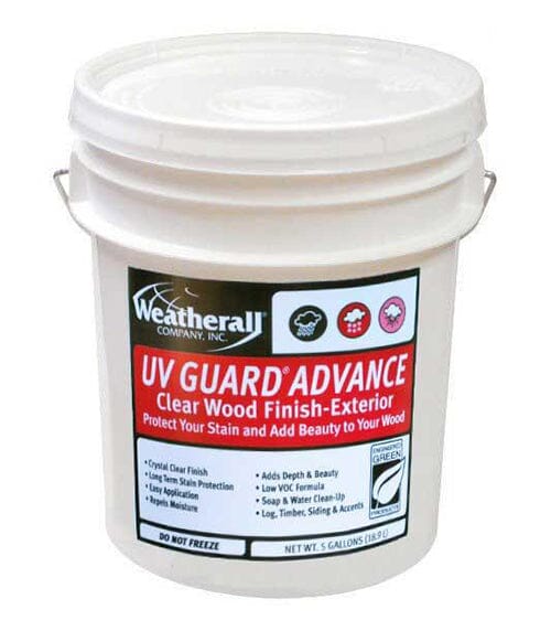 UV Guard Advance Clear Log Finish - 5 Gallons Weatherall