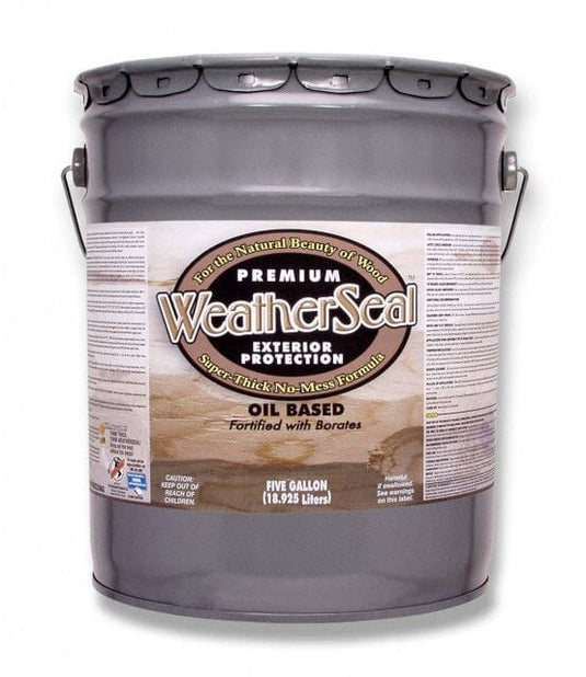 WeatherSeal Exterior Wood Finish - 5 Gal - FREE SHIPPING Continental