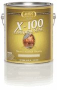 X-100 Natural Seal Semi Solid Stain Sample Western Log Home Supply
