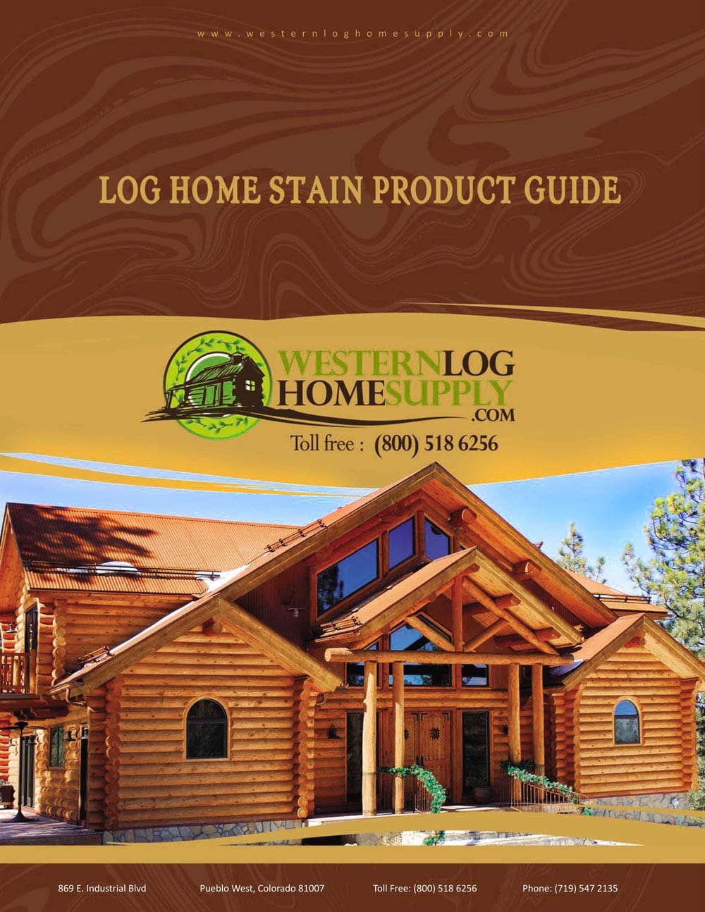Free Log Cabin Stain Guide! - Home – Western Log Home Supply